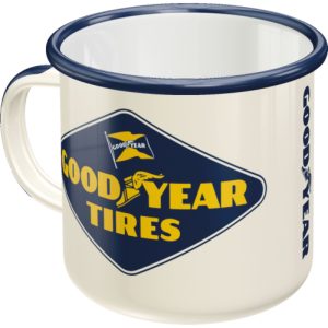 Emalje krus Good year Logo White