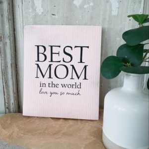 Vaskefille «best mom»