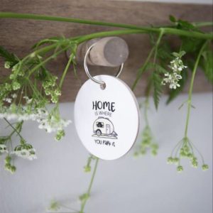 Campingvogn nøkkelring