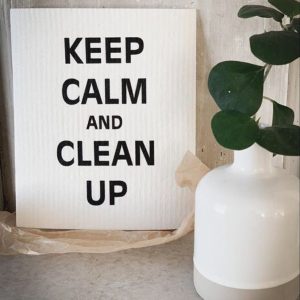 Vaskefille «Keep Calm»