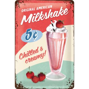 Skilt 20x30 Milkshake