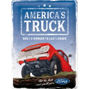 Skilt preget 30x40 Ford America's Truck F100