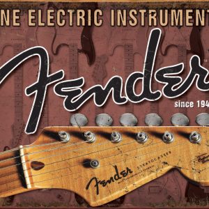 Skilt 30x40 Fender Headstock