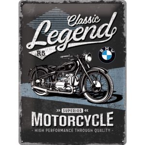 Skilt preget 30x40 BMW R5 Classic Legend