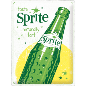 Skilt preget 30x40 Sprite Bottle
