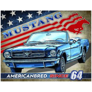 Skilt 30x40 Mustang American Bred