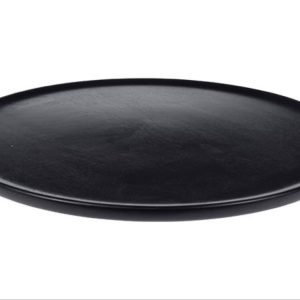 Lysfat rundt sort 38cm