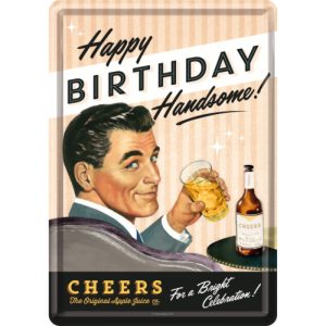 Postkort Happy Birthday Handsome