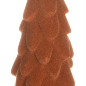 Juletre velur brun 8,5x24cm