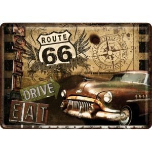 Postkort Route 66 road trip