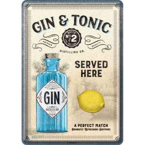 Postkort Gin & Tonic Served Here