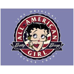 Skilt 30x40 Betty All American Girl