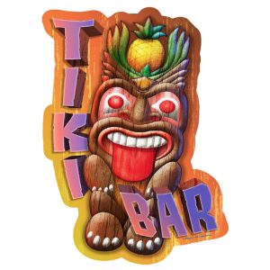 Formede skilt Tiki Bar