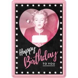 Postkort Marilyn Happy Birthday