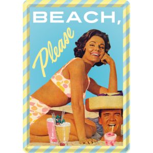 Postkort Beach Please