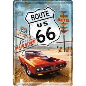 Postkort Route 66 GTO