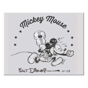 Skilt 30x40 Mickey Guitar