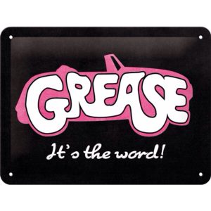 Skilt 15x20 Grease It's the word!