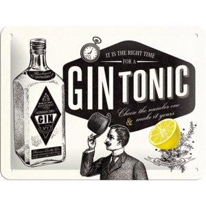 Skilt 15x20 Gin Tonic