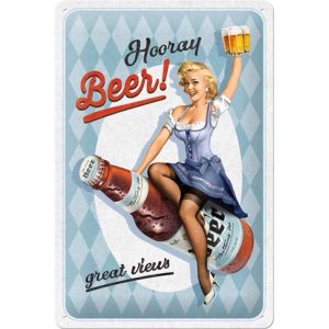 Skilt 20x30 Hooray Beer