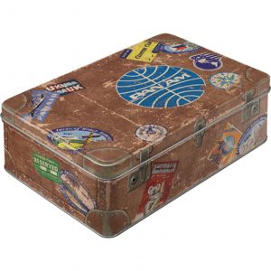Boks flat Pan Am Travel Stickers