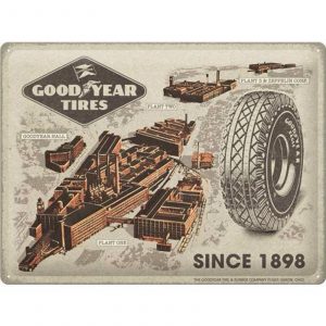 Skilt preget 30x40 Good year Tires Since 1898