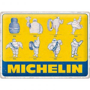 Skilt preget 30x40 Michelin Man Evolution