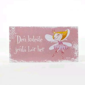 106864 Skilt Prinsesse kuleste jenta