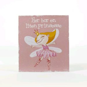 106667 Skilt Rosa Prinsesse