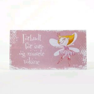 106863 Skilt Prinsesse forbudt for voksne