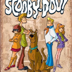 Skilt 30x40 Scooby Doo Retro Panel