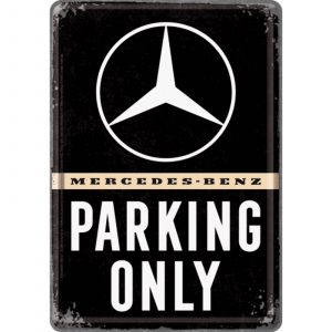 Postkort Mercedes Benz Parking Only