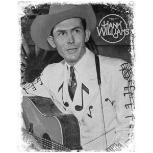 Skilt 30x40 Hank Williams