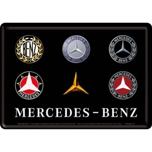 Postkort Mercedes-Benz Logo Evolution