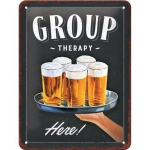 Skilt 15x20 Group Therapy Here