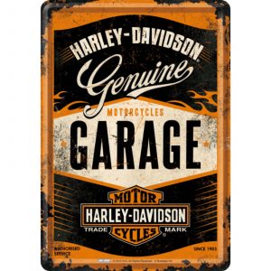 Postkort Harley-Davidson Garage