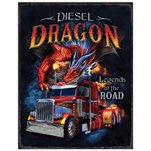 Skilt 30x40 Diesel Dragon