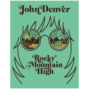 Skilt 30x40 John Denver Rocky Mountain High