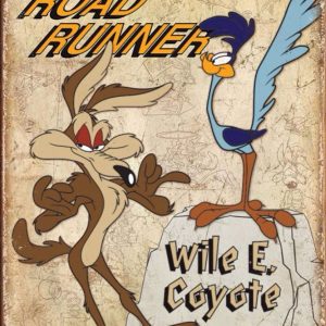Skilt 30x40 Road Runner Retro Panel