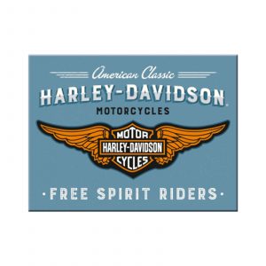 Magnet Harley-Davidson Logo Blue
