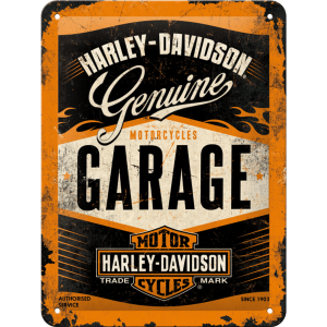 Skilt 15x20 Harley-Davidson Garage A5