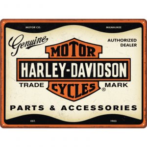 Skilt preget 30x40 Harley Davidson - Parts & Accessories