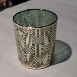 Lysglass m/bueganger grønn