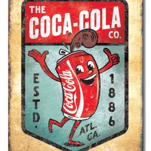 Skilt 30x40 Coca-Cola Dancing Can