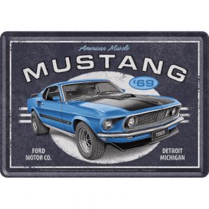 Postkort Ford Mustang Mach 1 1969