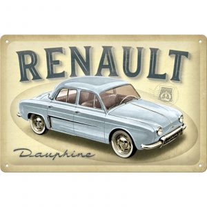 Skilt 20x30 Renault - Dauphine