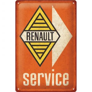 Skilt 20x30 Renault - Service